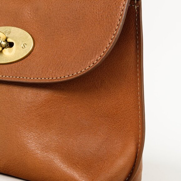 Mulberry Darley Cosmetic Pouch Brown Oak Small Classic Grain - Picture 7 of 12